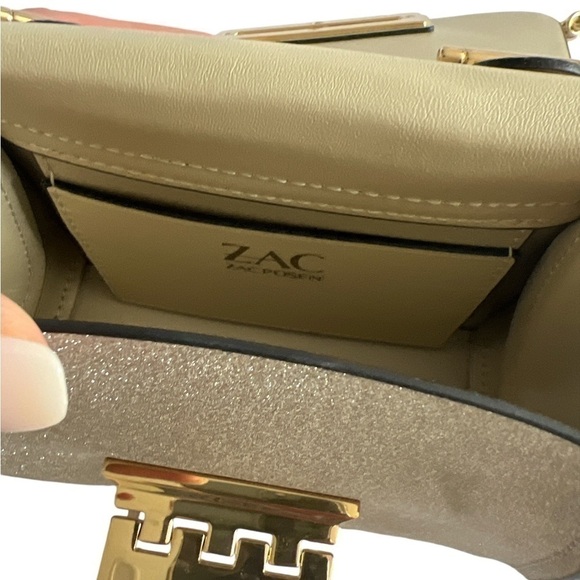 ZAC ZAC POSEN EARTHA MINI
GLITTERED CHAIN CROSSBODY BAG IN Gold - Picture 7 of 7
